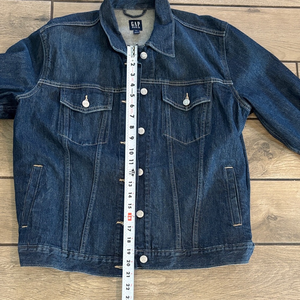 GAP Dark Blue Denim Jacket. XXL - Picture 8 of 9